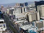 La vista della Las Vegas Strip dal tour in elicottero