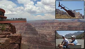 Skywalk sul Grand Canyon, tour in elicottero e giro in barca